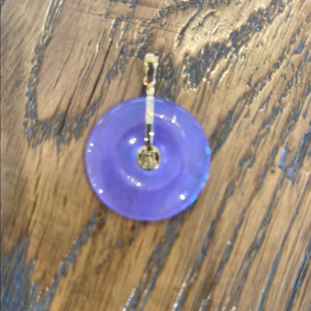Vibrant Purple Circular Earrings